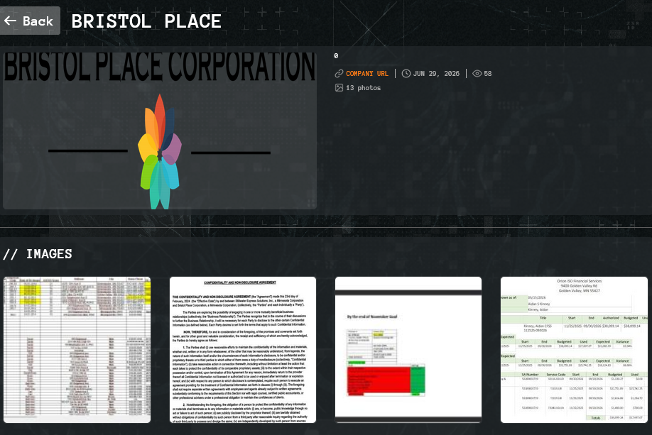 Bristol Place Corporation falls victim to Qilin Ransomware-xLab 威胁情报