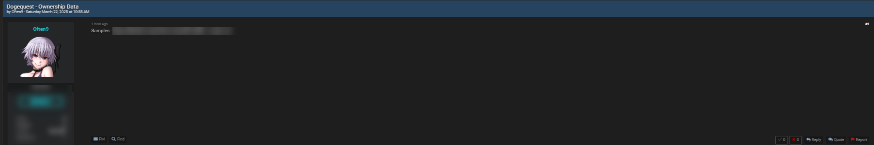 DogeQuest涉嫌数据泄露-xLab 威胁情报