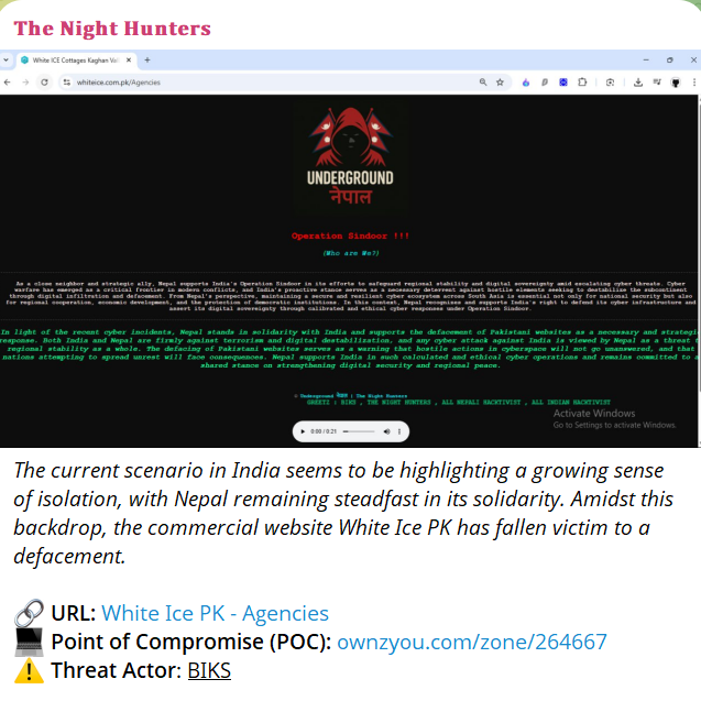 THE NIGHT HUNTERS瞄准白冰小屋网站-xLab 威胁情报