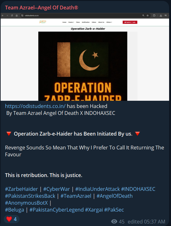 Team Azrael Angel Of Death瞄准性病点击网站-xLab 威胁情报