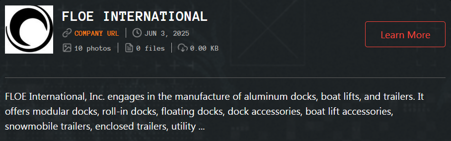 Floe International成为Qilin勒索软件的受害者-xLab 威胁情报