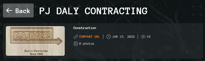 PJ Daly Contracting Ltd falls victim to Qilin Ransomware-xLab 威胁情报