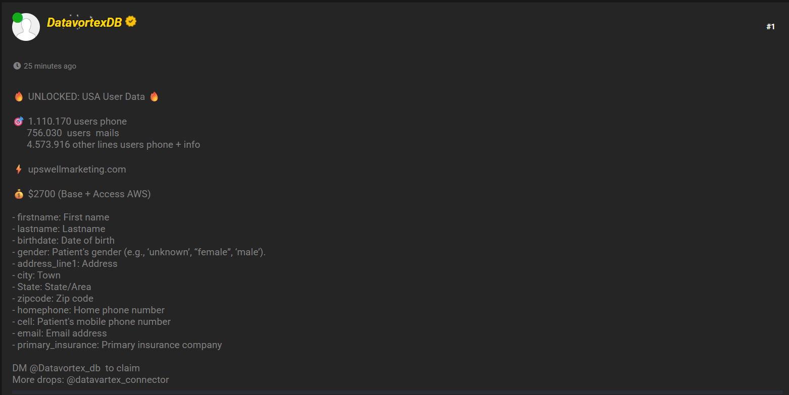 UpSwell涉嫌出售数据-xLab 威胁情报