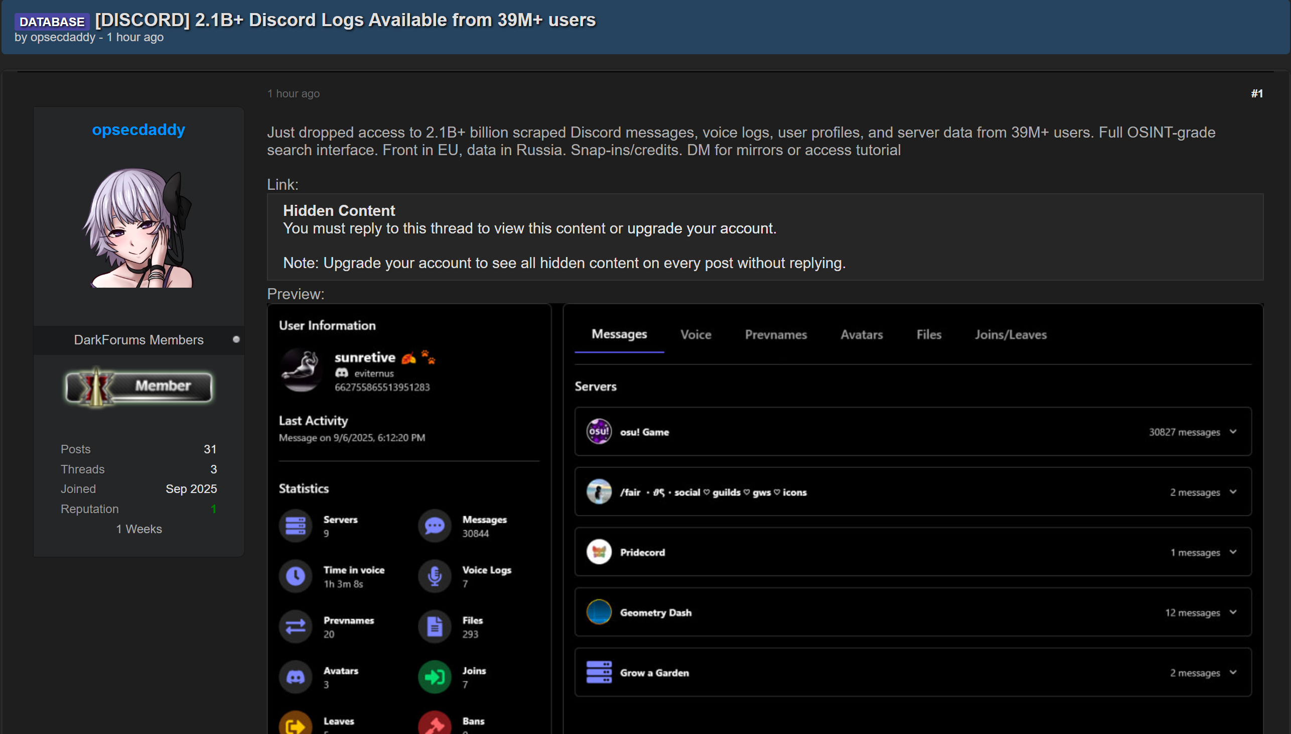 涉嫌不和数据泄露-xLab 威胁情报