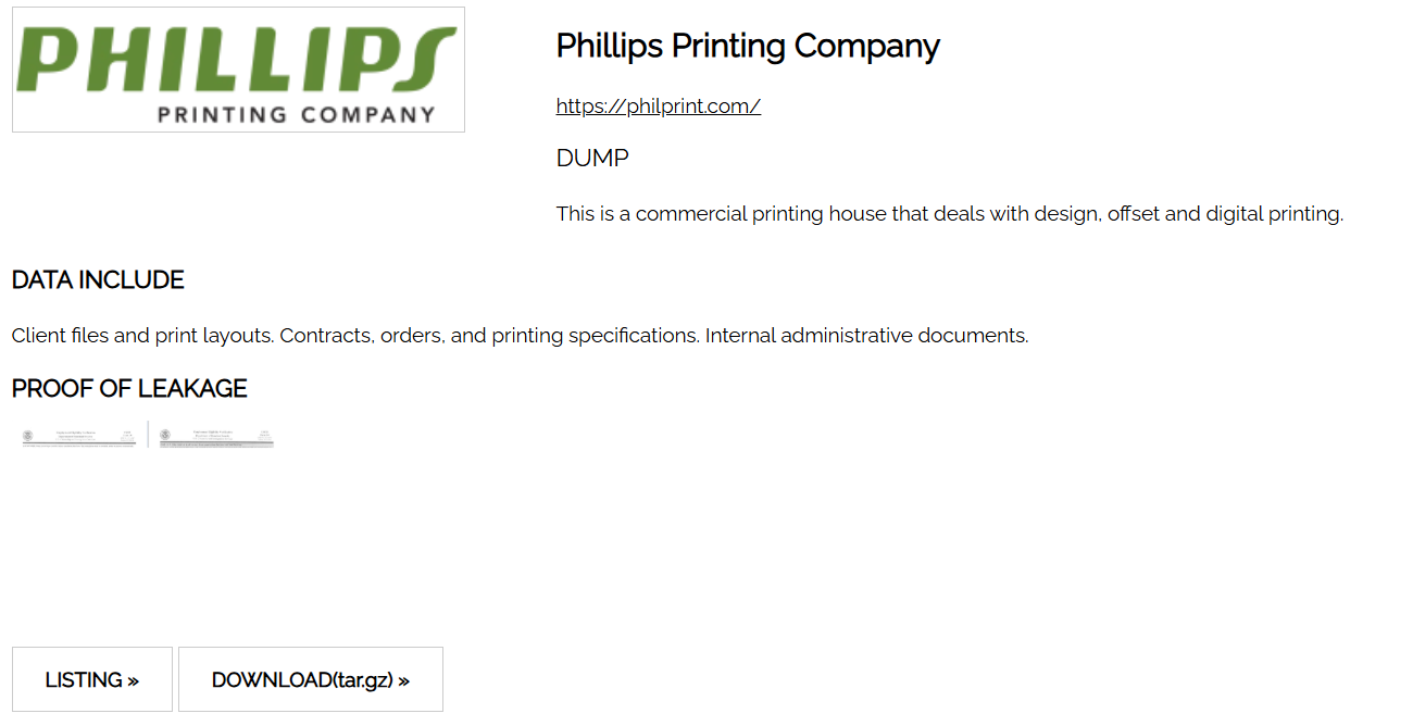 飞利浦印刷公司成为Nitrogen勒索软件的受害者-xLab 威胁情报