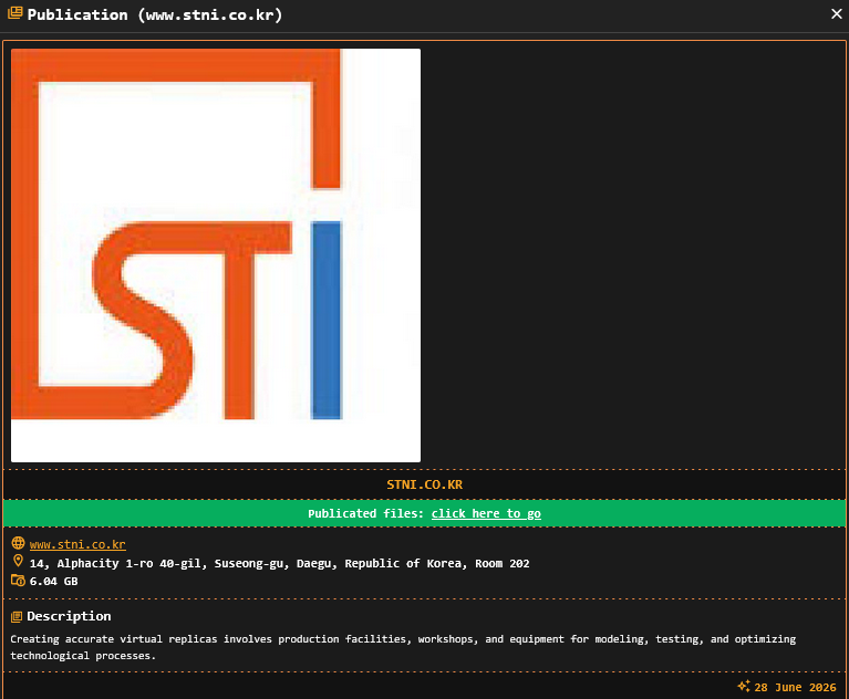 STNI Corporation falls victim to DragonForce Ransomware-xLab 威胁情报