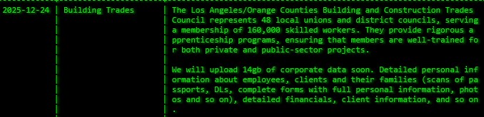 LA/OC Building Trades将victim降至Akira勒索软件-xLab 威胁情报