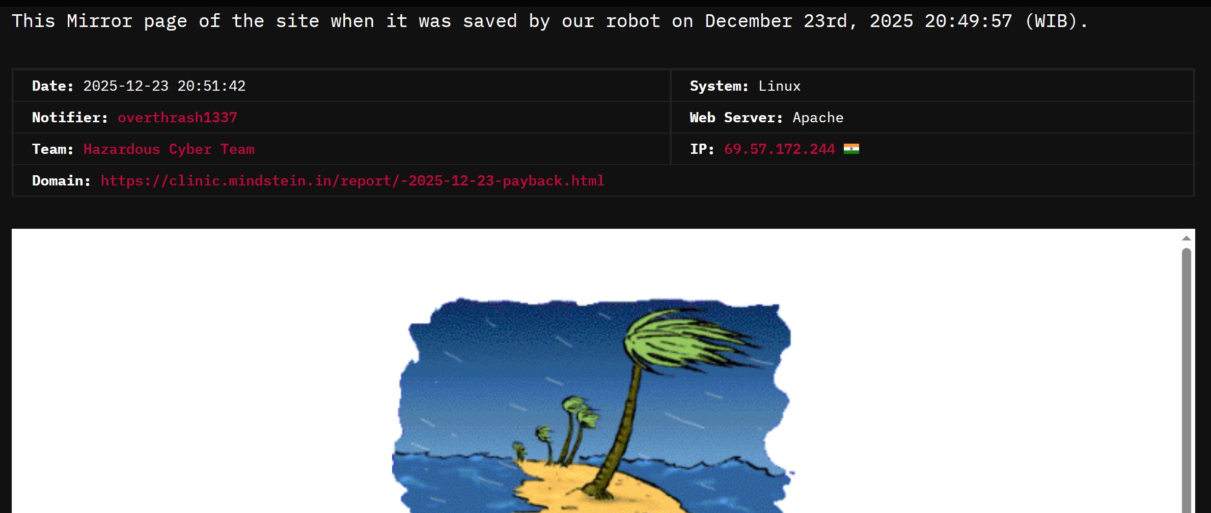 Hazardous Cyber Team瞄准Mindstein Software网站-xLab 威胁情报