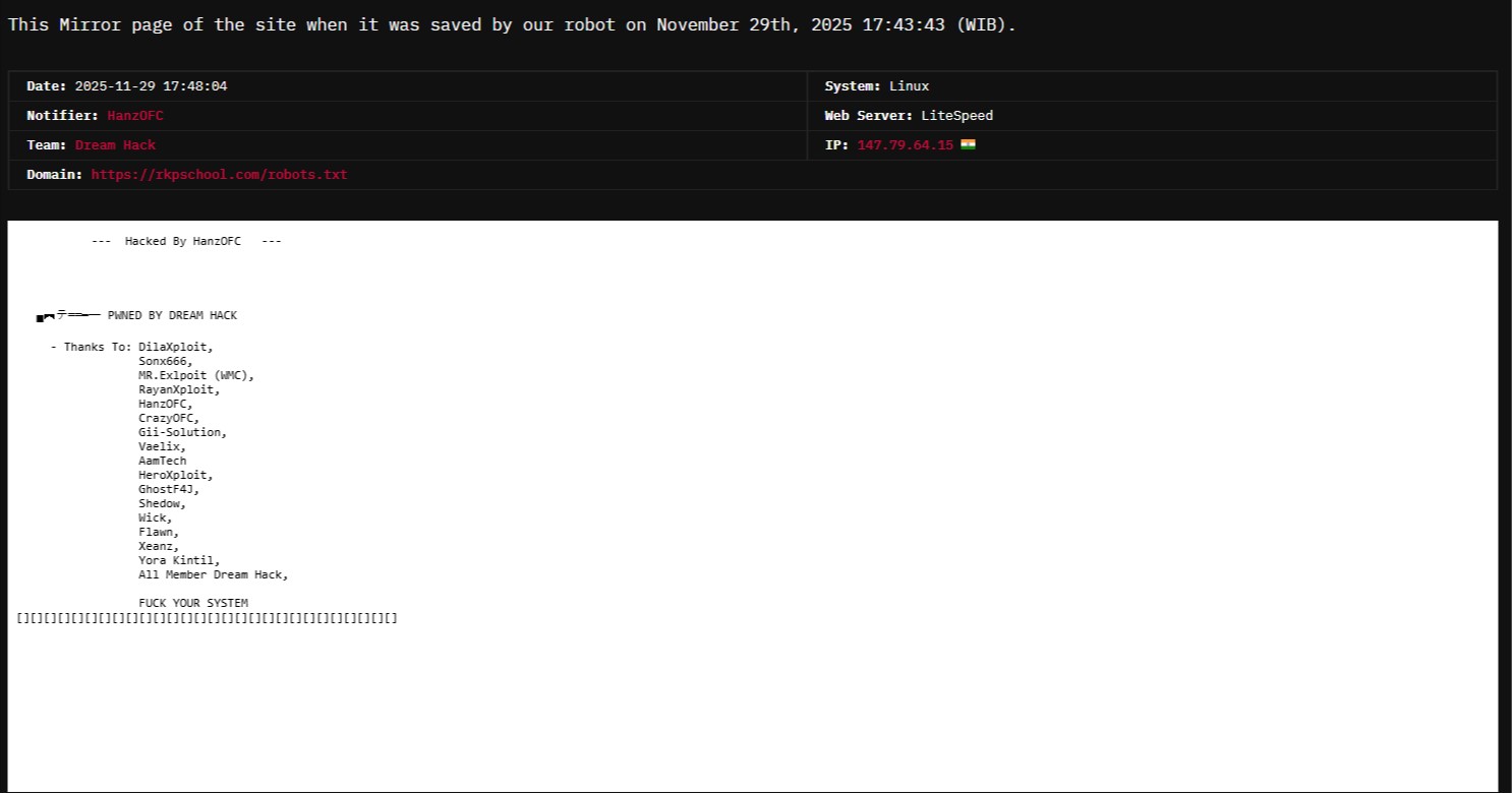 Dream Hack瞄准Radha Krishna公立学校网站-xLab 威胁情报