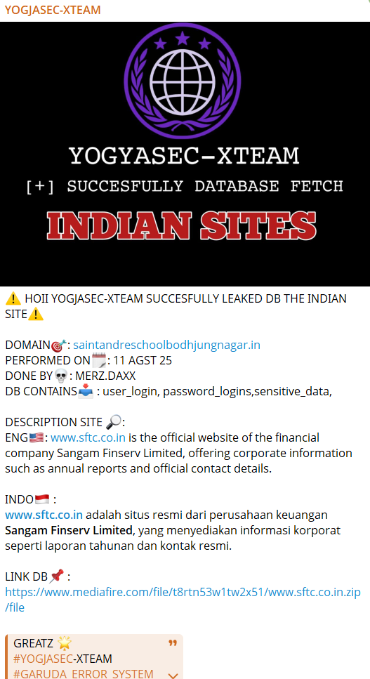 圣安德烈学校涉嫌数据外泄-xLab 威胁情报