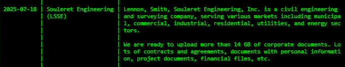 列侬、Smith、Souleret Engineering、Inc.成为akira勒索软件的受害者-xLab 威胁情报