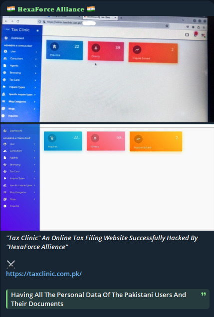HexaForce联盟瞄准税务诊所网站-xLab 威胁情报