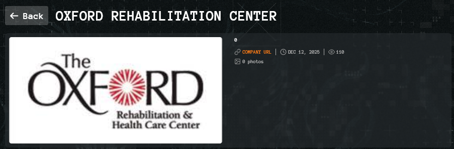 牛津康复中心成为Qilin勒索软件的受害者-xLab 威胁情报