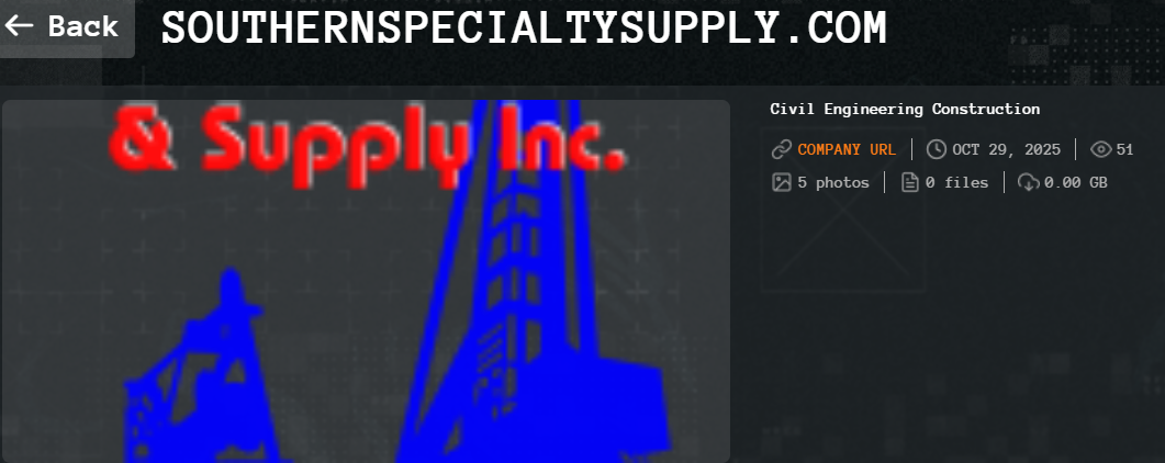 INC.Southern Specialty&Supply成为Qilin勒索软件的受害者-xLab 威胁情报