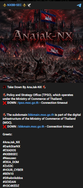 NXBB.SEC targets the website of Trade Policy and Strategy Office-xLab 威胁情报