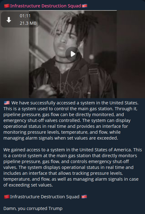 涉嫌未经授权进入身份不明的美国加油站控制system-xLab 威胁情报