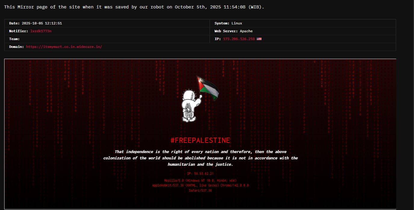 lxrdk1773n针对其MyMart Synergy Private Limited的网站-xLab 威胁情报