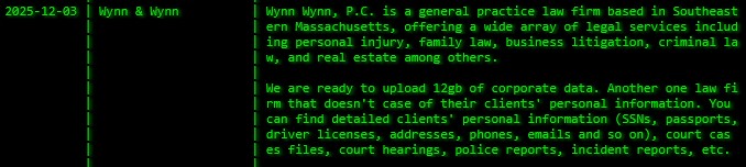 永利&永利律师成为Akira勒索软件的受害者-xLab 威胁情报