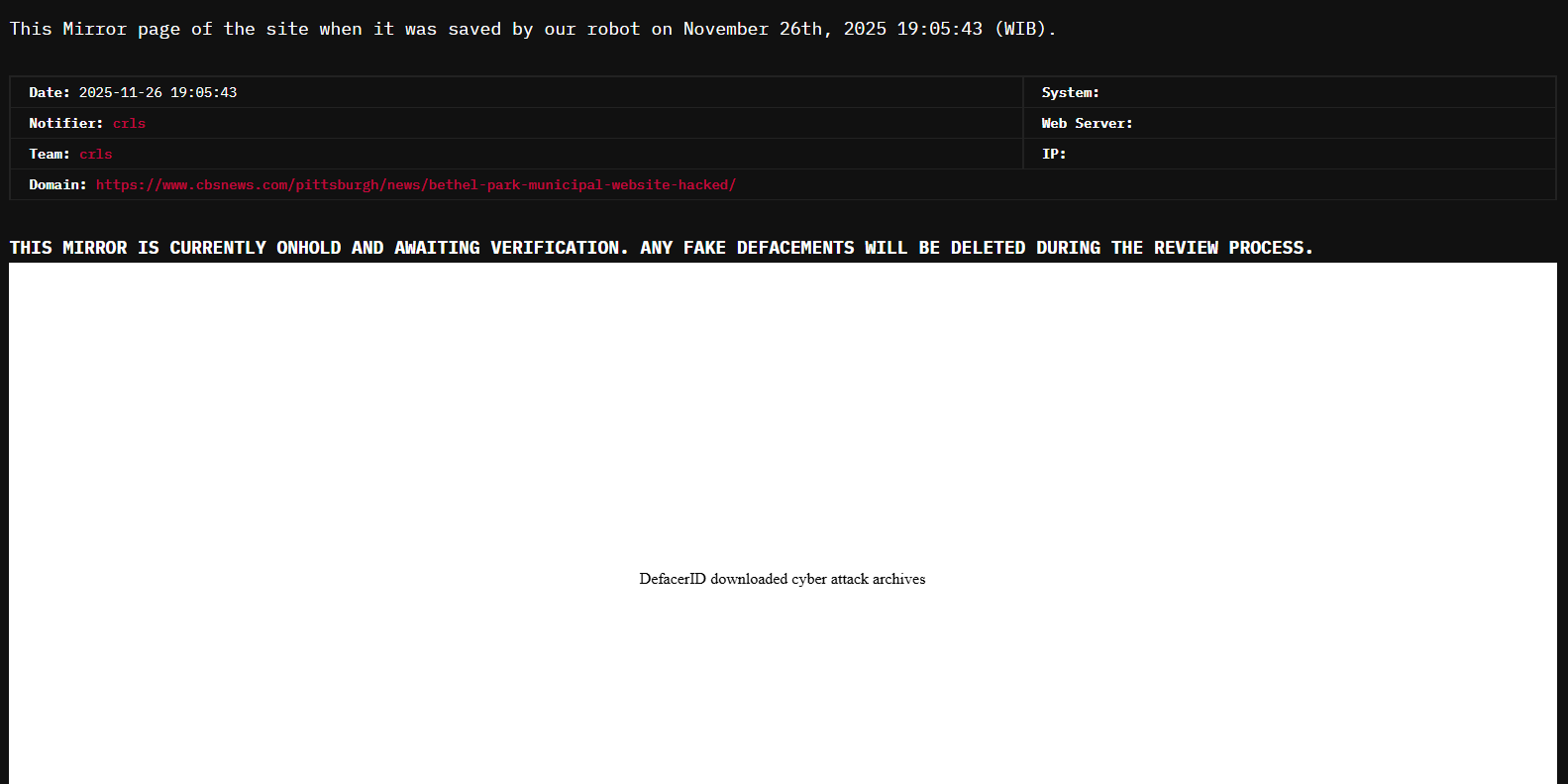 crls瞄准CBS新闻网站-xLab 威胁情报
