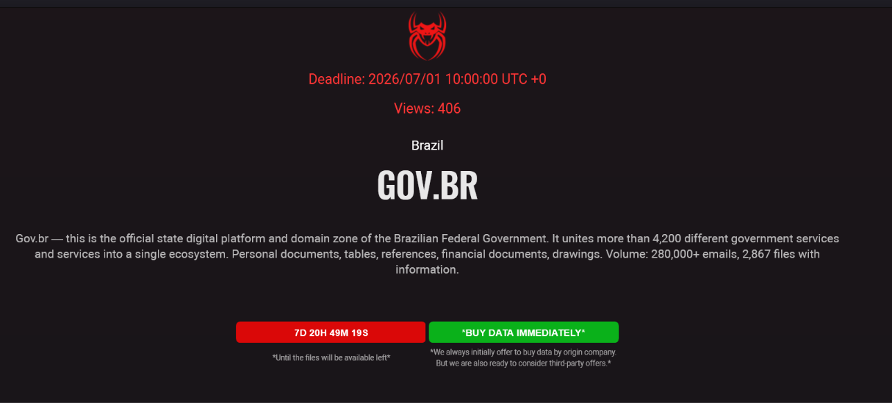 Governo Do Brasil falls victim to BASHE ransomware-xLab 威胁情报