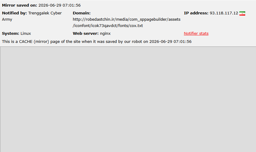 Trenggalek Cyber Army targets multiple Iranian websites-xLab 威胁情报
