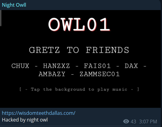 夜猫子瞄准理查森口腔颌面外科网站-xLab 威胁情报