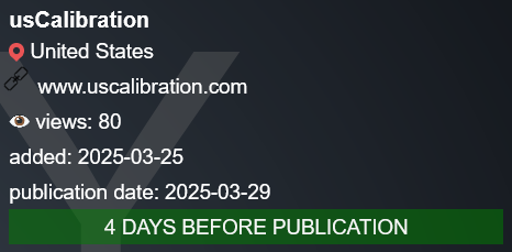 usCalibration Incorporated成为PLAY勒索软件的受害者-xLab 威胁情报