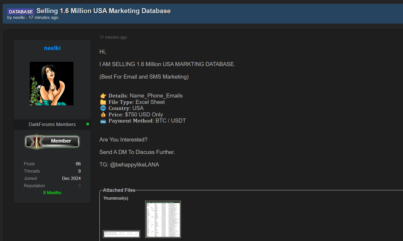 涉嫌数据泄露美国营销数据库-xLab 威胁情报