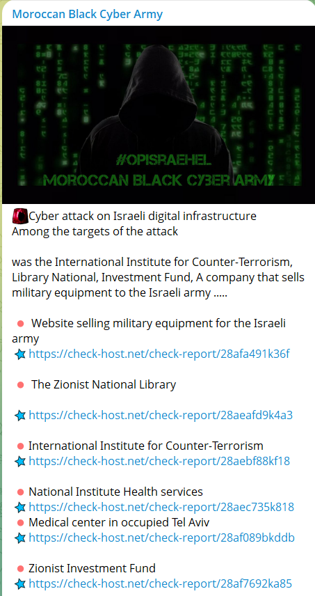 Moroccan Black Cyber Army瞄准新以色列基金网站-xLab 威胁情报