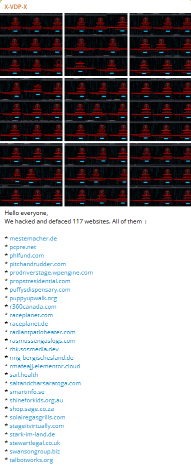 X-VDP-X targets the website of SHINE for Kids-xLab 威胁情报