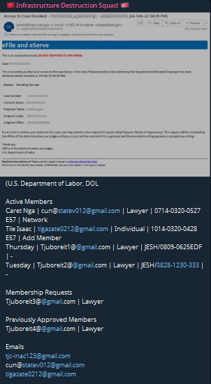 涉嫌数据外泄美国。劳工部-xLab 威胁情报
