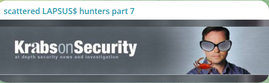 分散的LAPSUS$猎人7.0声称针对克雷布斯的安全-xLab 威胁情报