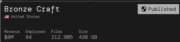 Bronze Craft Corporation成为SECUROTROP勒索软件的受害者-xLab 威胁情报