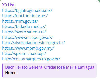 Alleged access to Bachillerato General Oficial José María Lafragua