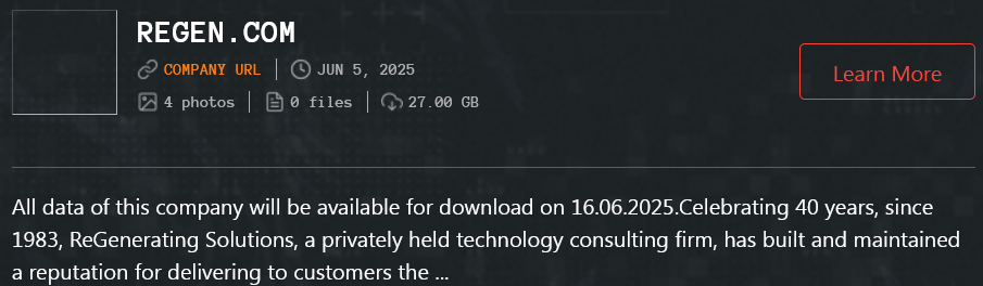 再生解决方案成为Qilin勒索软件的受害者-xLab 威胁情报