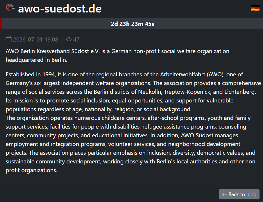 AWO Berlin Kreisverband Südost e.V. falls victim to SafePay ransomware-xLab 威胁情报