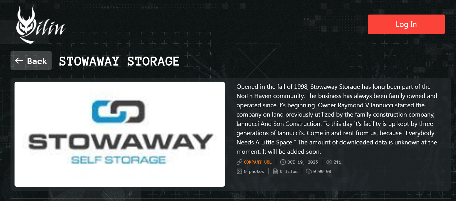 Stowaway Storage成为Qilin勒索软件的受害者-xLab 威胁情报