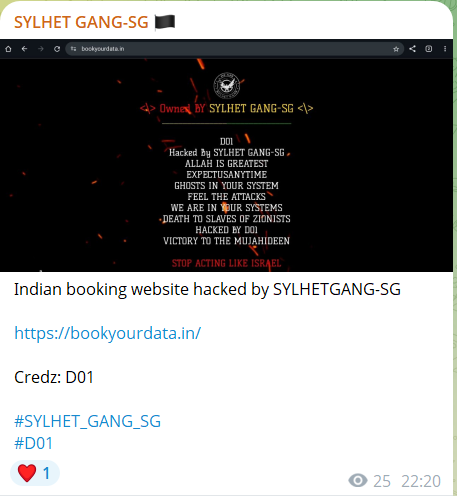 SYLHET GANG-SG瞄准Book Your Data网站-xLab 威胁情报
