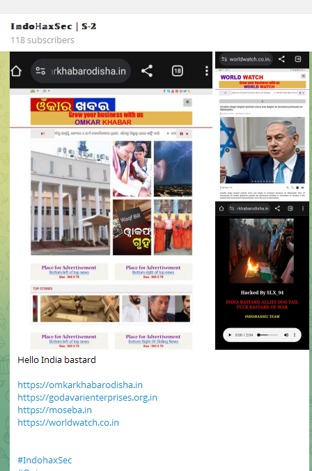 INDOHAXSEC瞄准Omkar Khabar Odisha网站-xLab 威胁情报