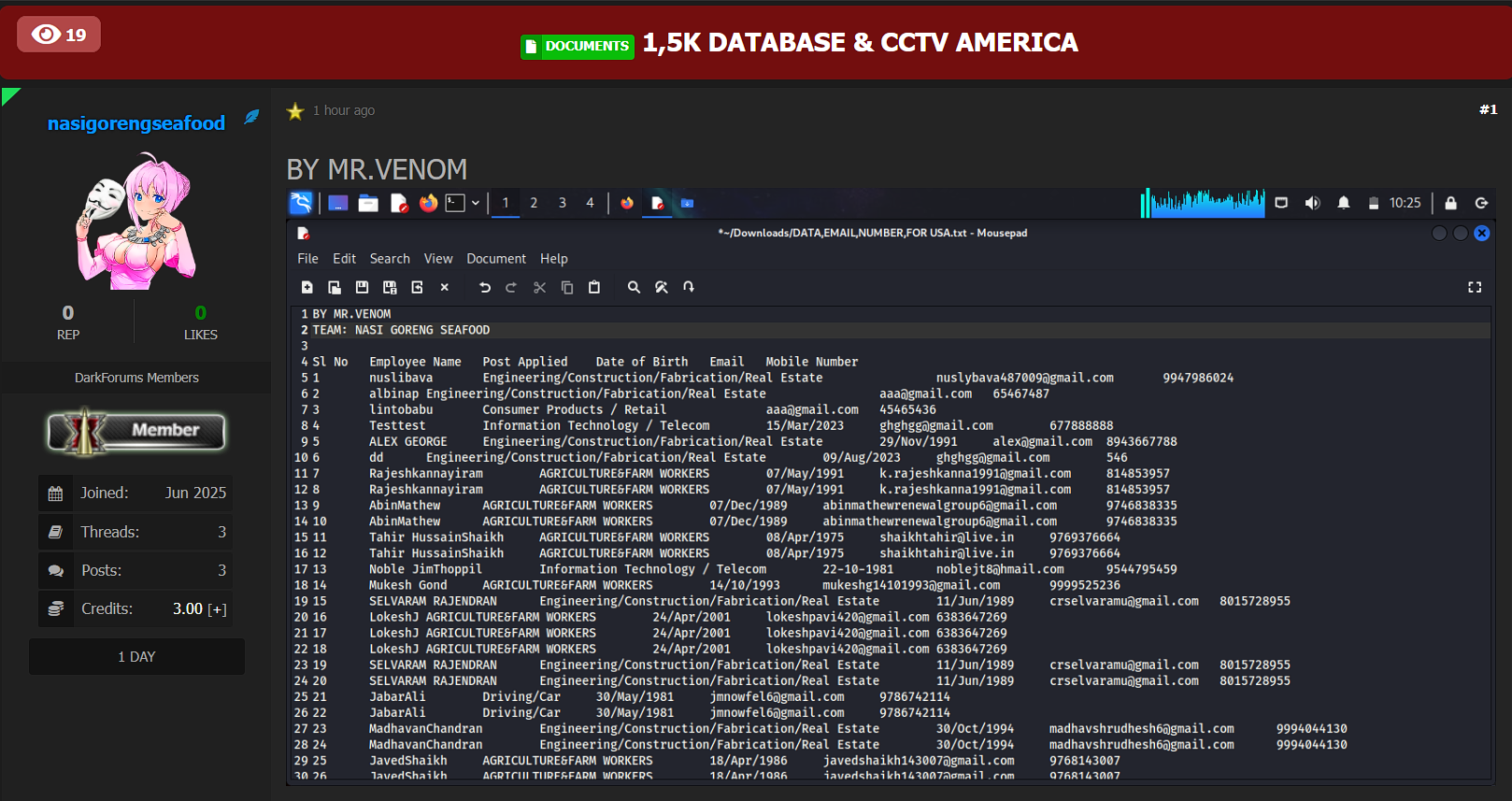 CCTV America涉嫌数据库销售-xLab 威胁情报