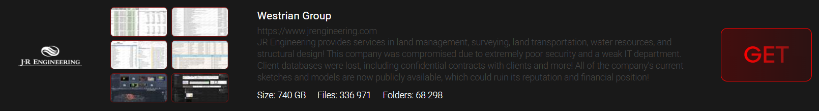 JR Engineering成为INTERLOCK勒索软件的受害者-xLab 威胁情报