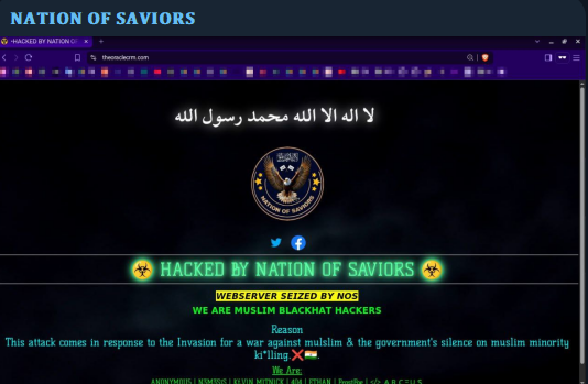 NATION OF SAVIORS瞄准甲骨文CRM网站-xLab 威胁情报