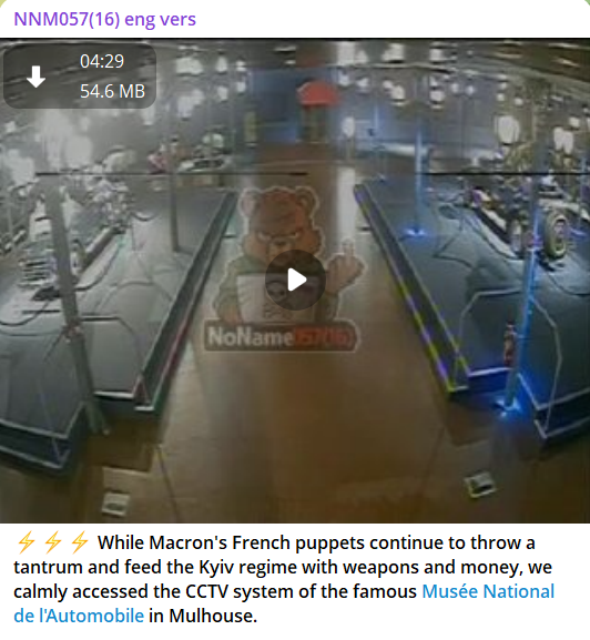 Alleged unauthorized access to CCTV system of National Automobile Museum-xLab 威胁情报