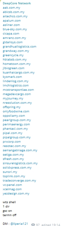 Alleged Sale of Unauthorized Web Shell Access to Offspring Inc-xLab 威胁情报