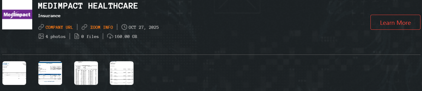 MedImpact Healthcare Systems,Inc成为Qilin勒索软件的受害者-xLab 威胁情报