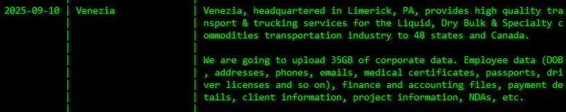 威尼斯交通成为akira勒索软件的受害者-xLab 威胁情报