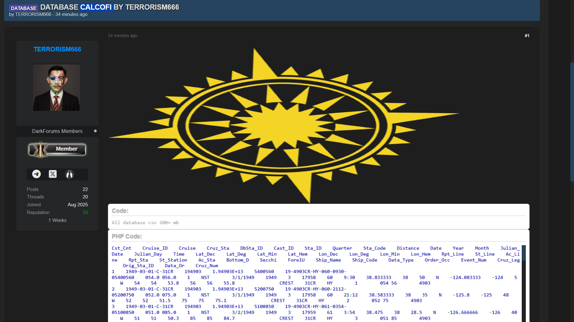 CalCOFI涉嫌数据泄露-xLab 威胁情报