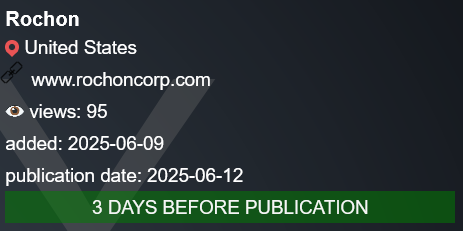 Rochon成为PLAY勒索软件的受害者-xLab 威胁情报