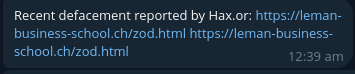 Hax.or targets the website of Leman Business School-xLab 威胁情报