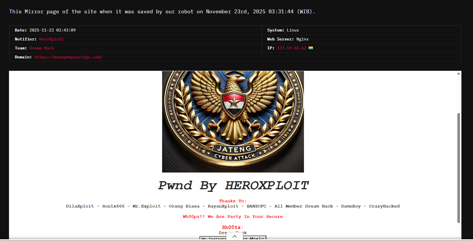 Dream Hack瞄准“管理我的储蓄”网站-xLab 威胁情报